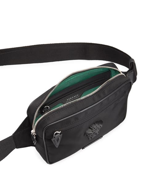 versace medusa nylon belt bag|versace medusa belt men.